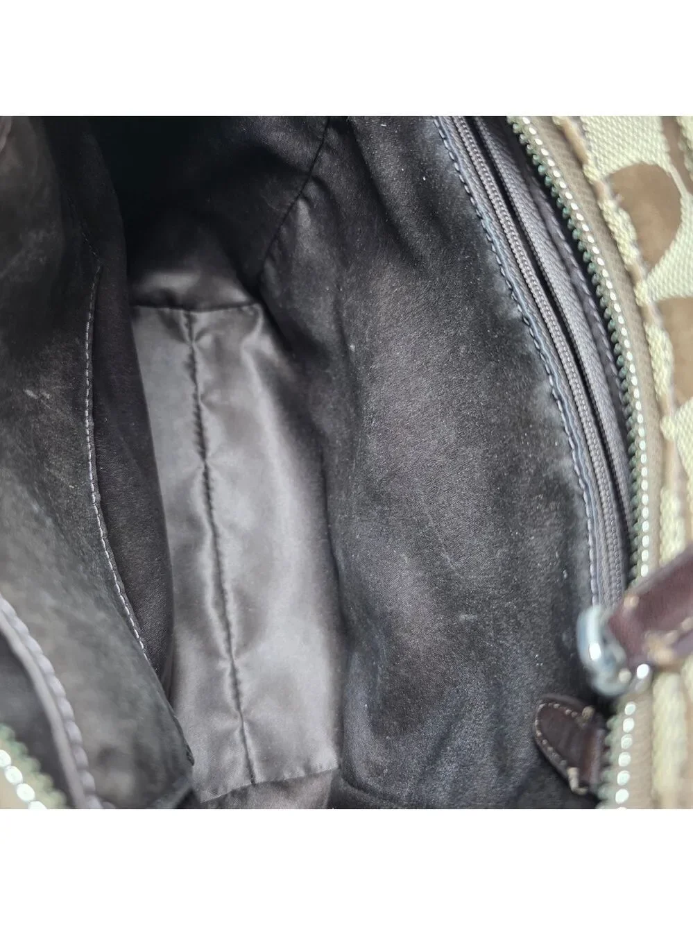 Coach‎ Brown and Black Signature Tote Bag Vintage